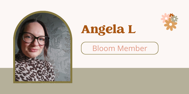 Meet Angela, member of Bloom Embroidery Academy - the online embroidery membership for stitchers. 